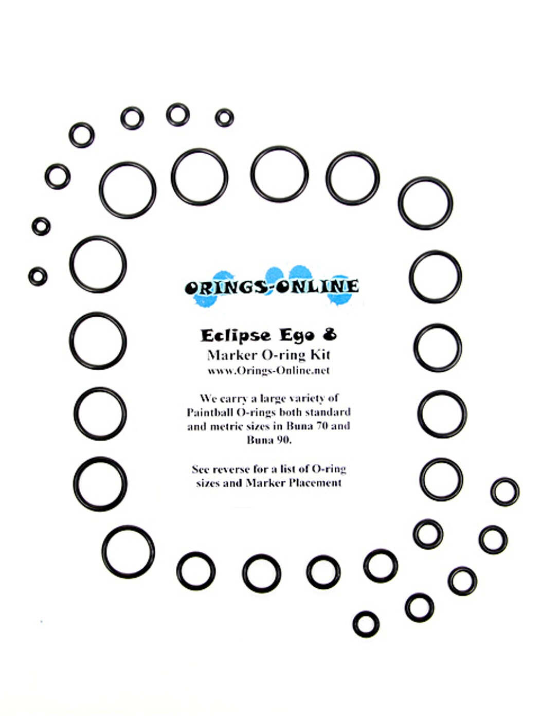 Planet Eclipse Ego 8 Marker O-ring Kit